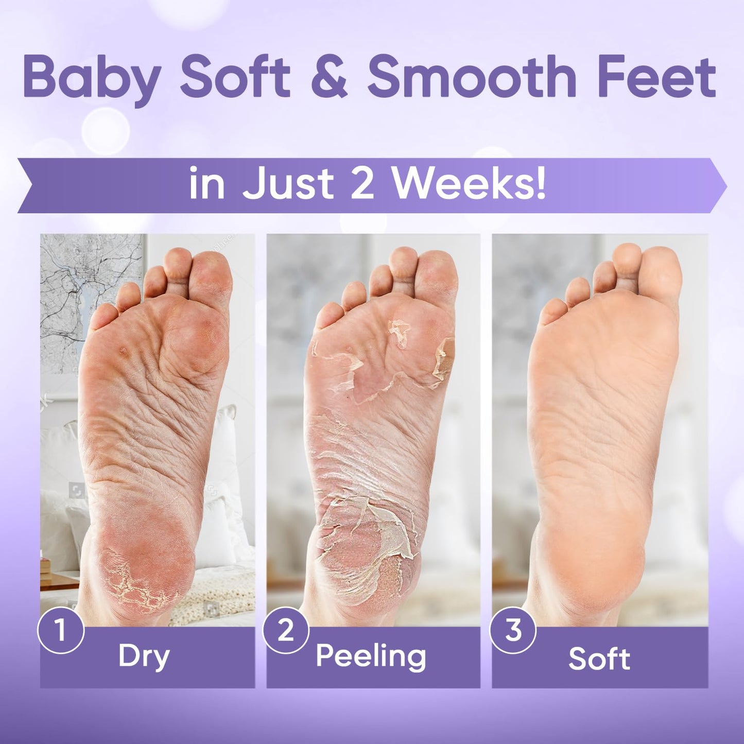 Exfoliating Foot Mask || Pedicure At Home