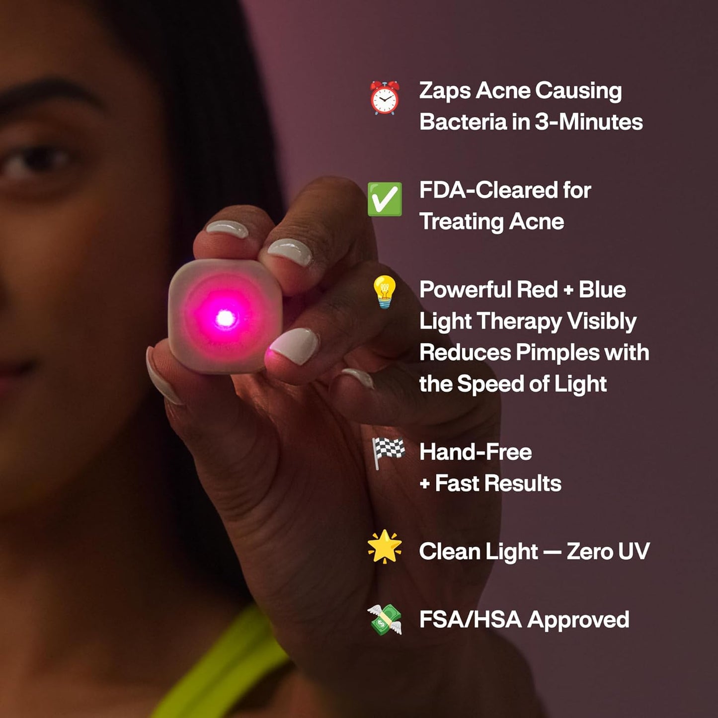 Light Therapy Acne Patches ( Pack Of 6 Patches )