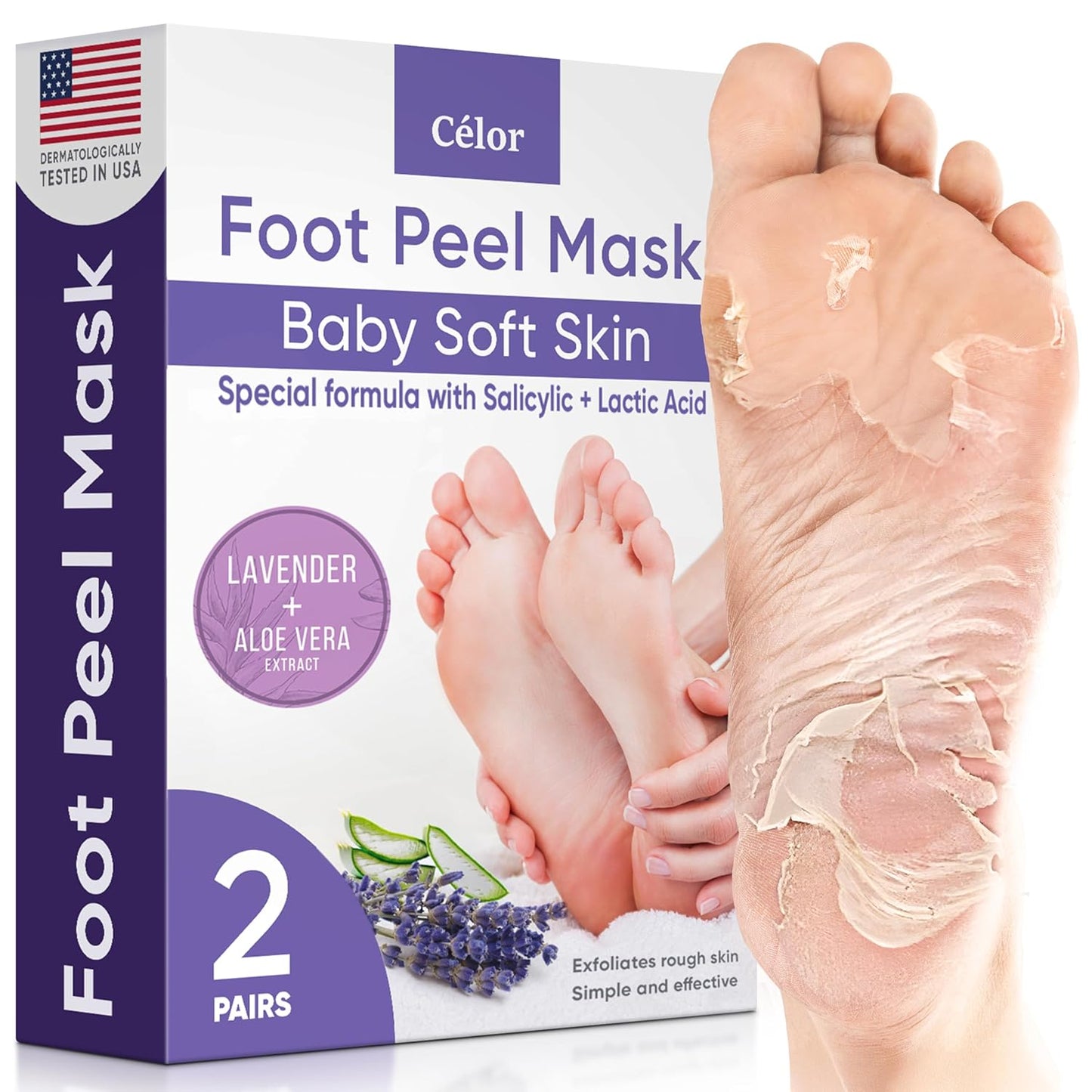 Exfoliating Foot Mask || Pedicure At Home