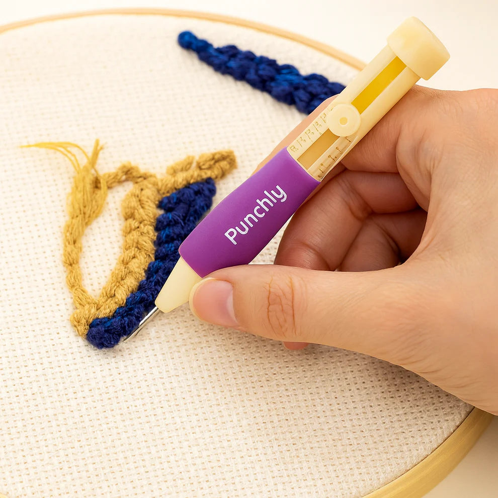 Punchly™ - Embroidery Punch Needle Pen Set