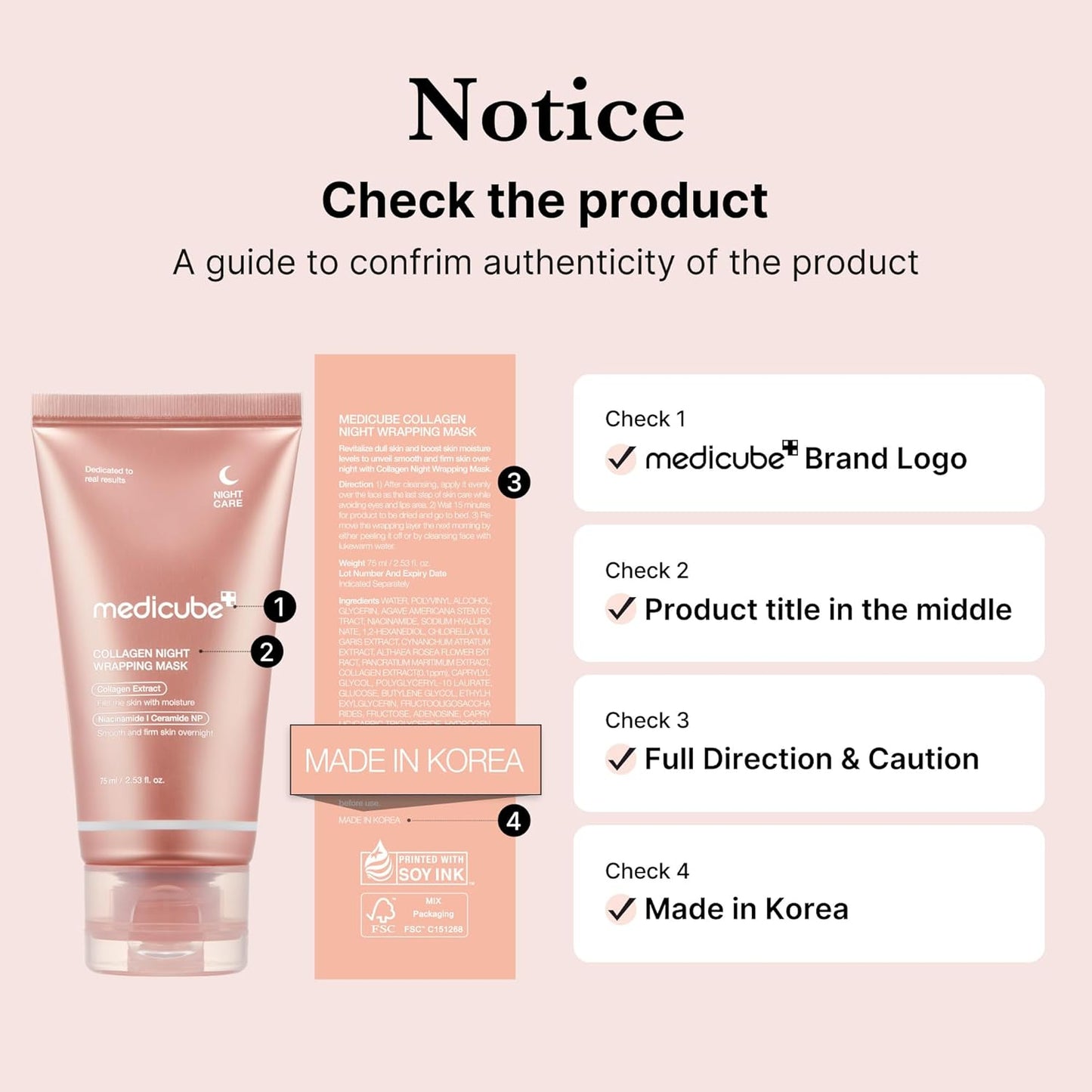 Korean Collagen Peel Off Facial Mask