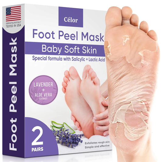Exfoliating Foot Mask || Pedicure At Home