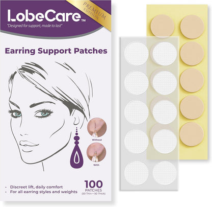 Premium Earlobe Support Patches ||  Pack Of 100